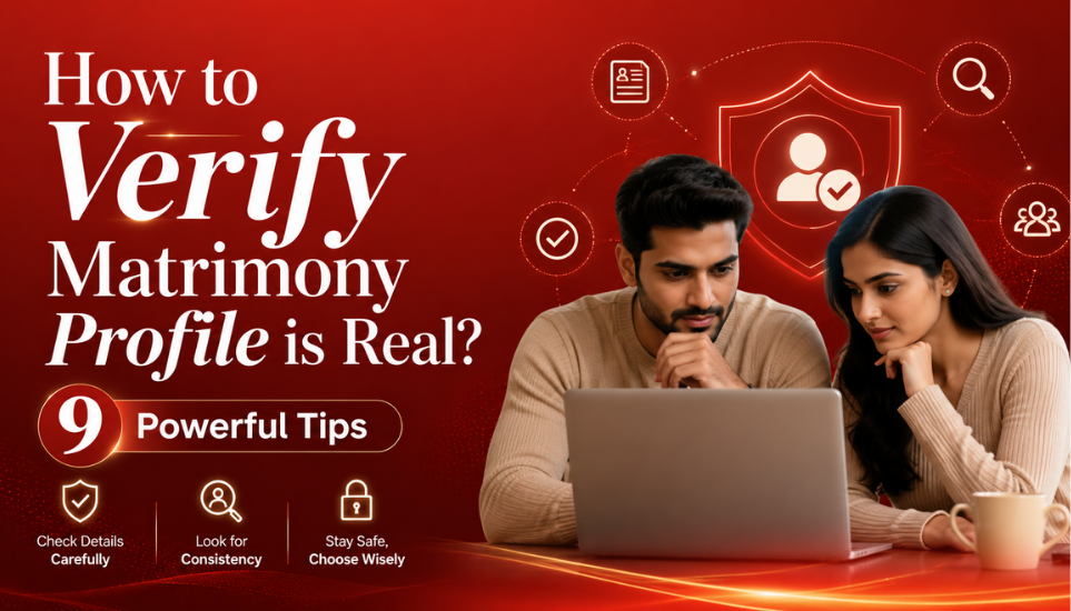 Verify Matrimony Profile with 9 powerful tips for checking real and genuine matrimonial matches.
