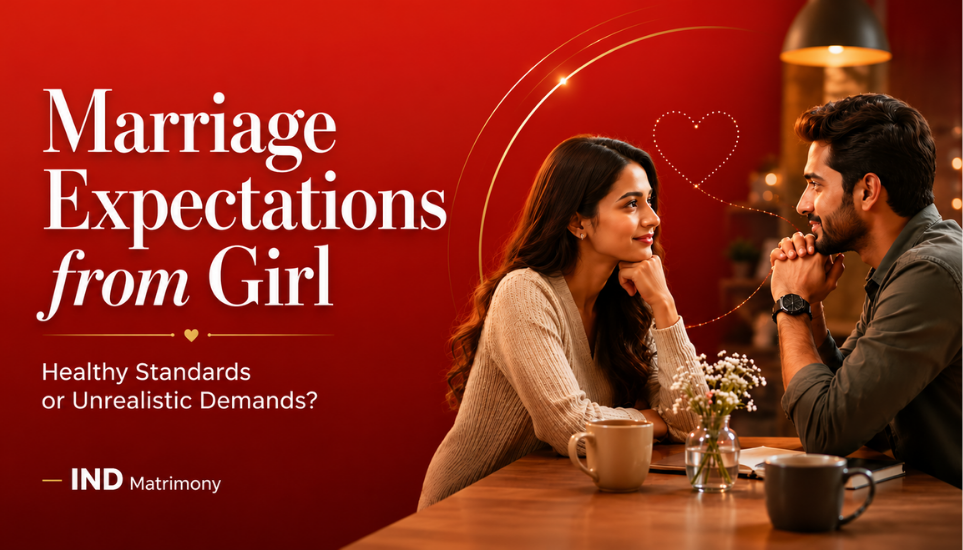 marriage expectations from girl in modern Indian marriage discussion