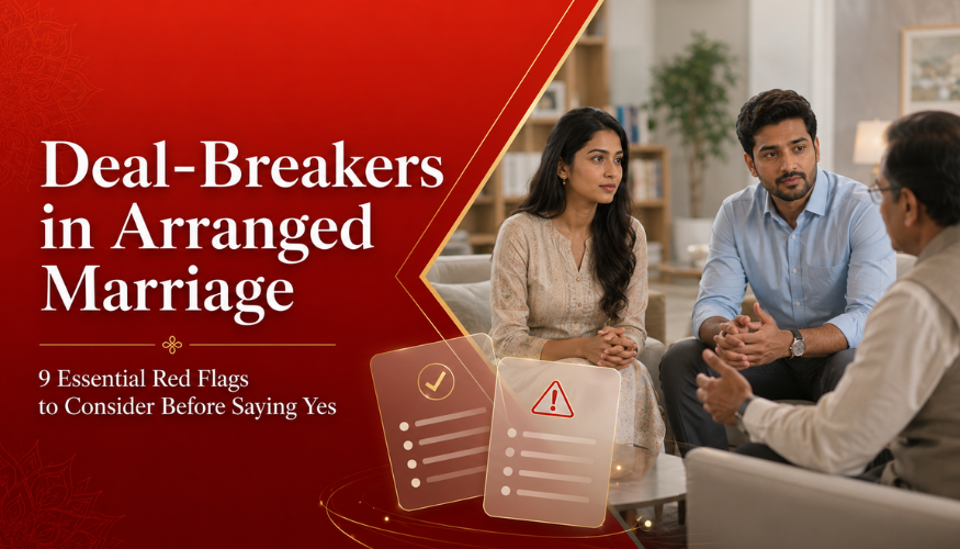 Deal-Breakers in Arranged Marriage discussed during a thoughtful matrimonial conversation
